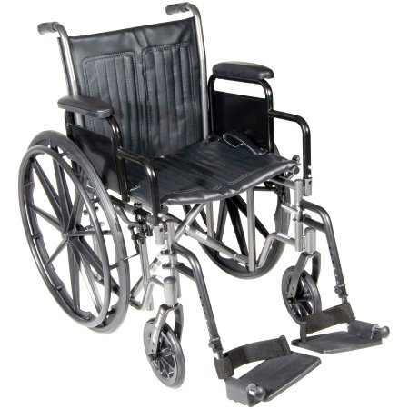 WheelChair 18 inch Seat Width/Swing Away Footrest