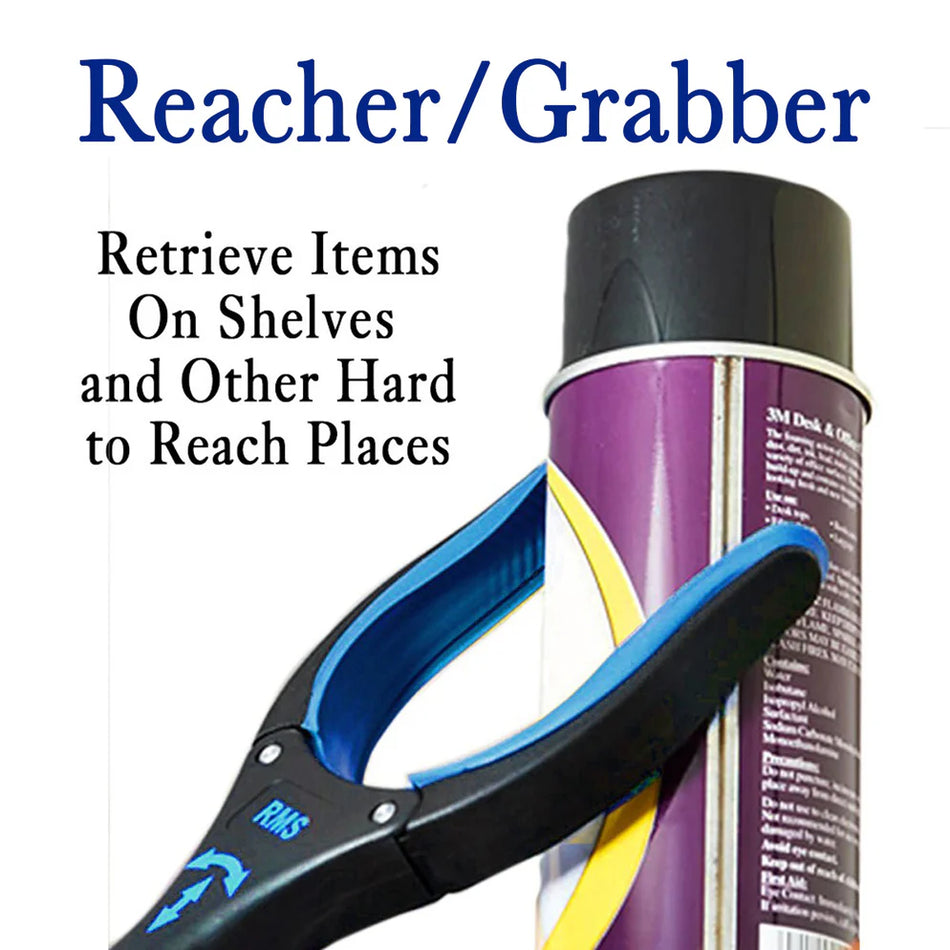 RMS Handi‑Grip Grabber Reacher with Rotating Head (34″)