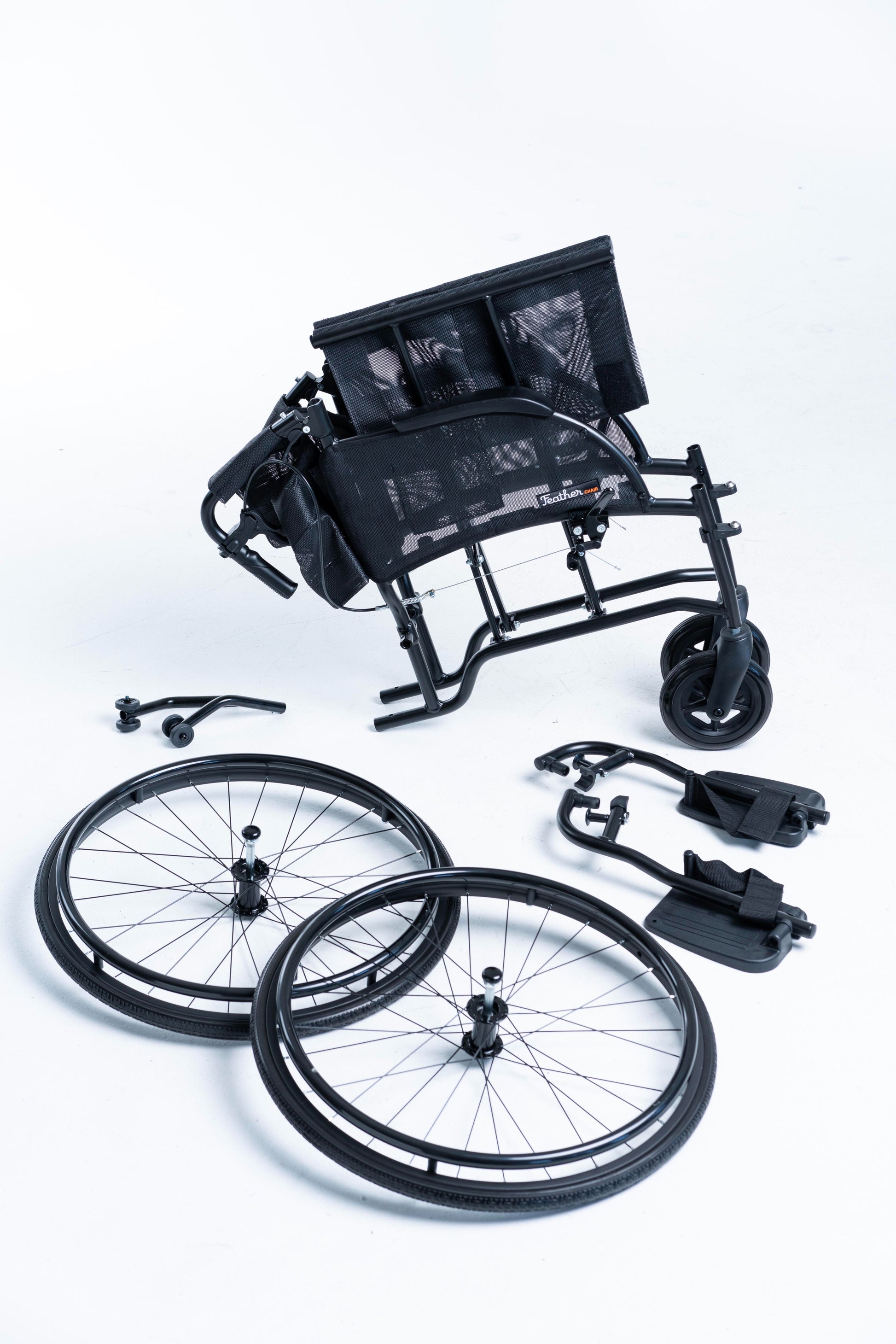 Guide Rack Featherlite Featherlite Manual Wheelchair – Ultra Lightweight 13.5 lbs, Foldable ...