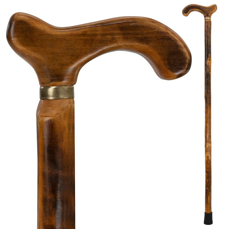 Stylish Wooden Cane With Ergonomic Grip