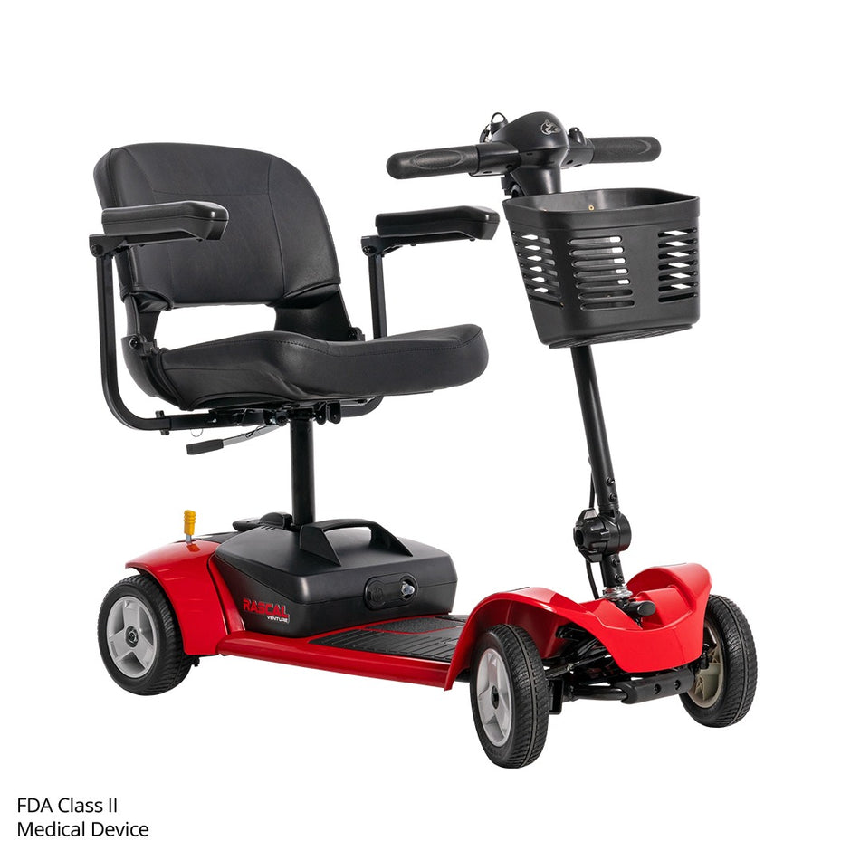 Rascal Venture 4-Wheel Mobility Scooter – Premium Foldable 300 lb Capacity