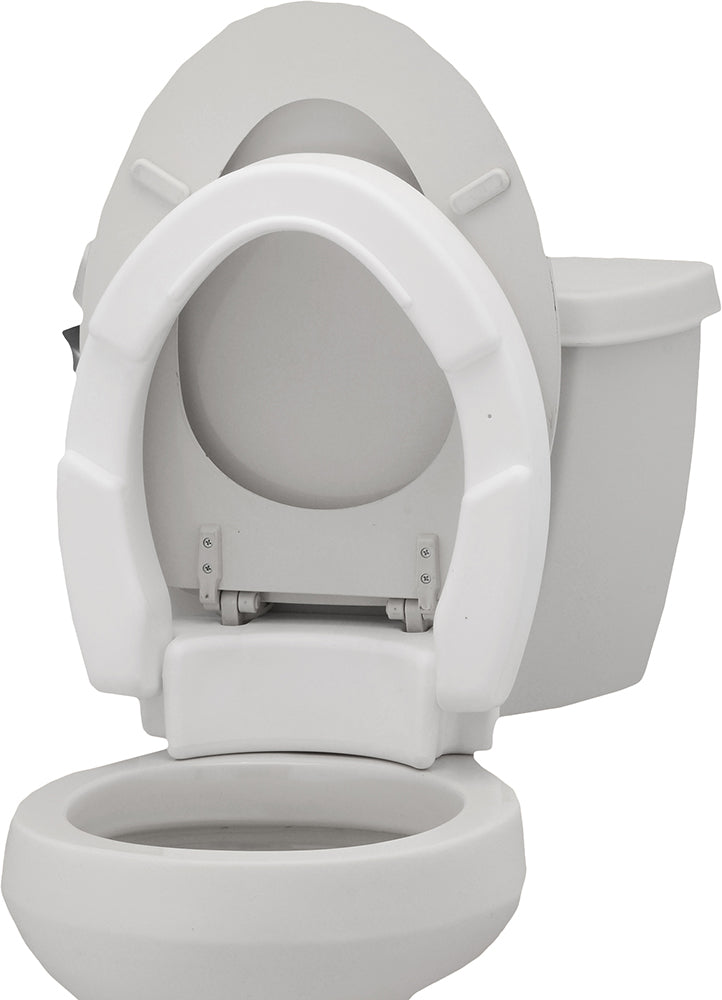 Toilet Seat Riser Hinged Without Arms